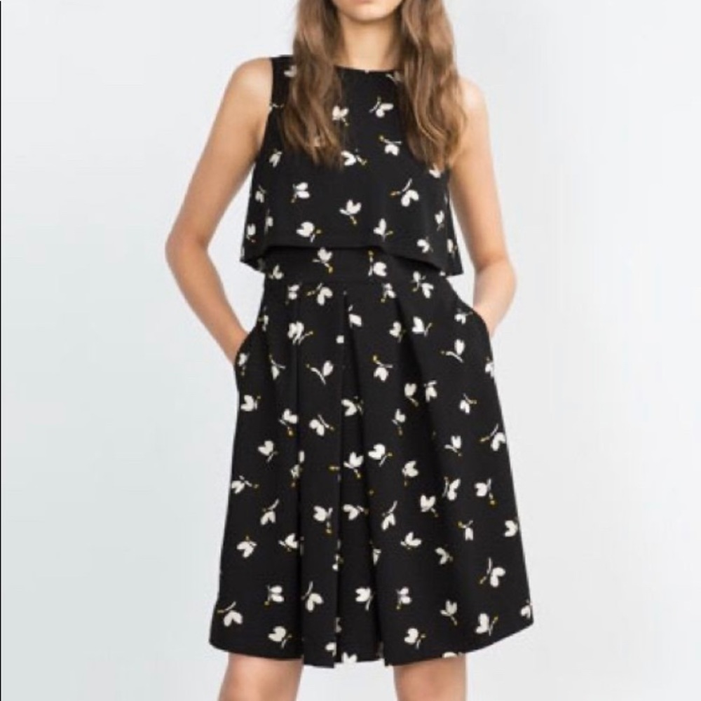 COPY - ZARA Sleeveless Print Dress